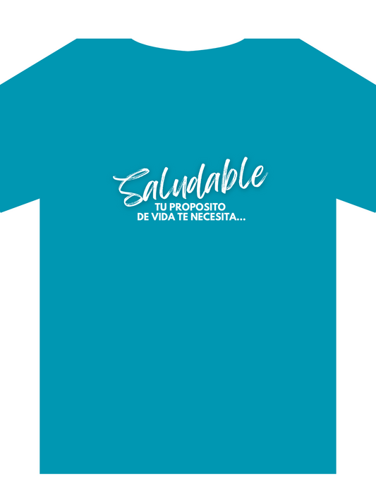 Camisa Dry fit "Tu propósito de vida te necesita Saludable" (Tail)